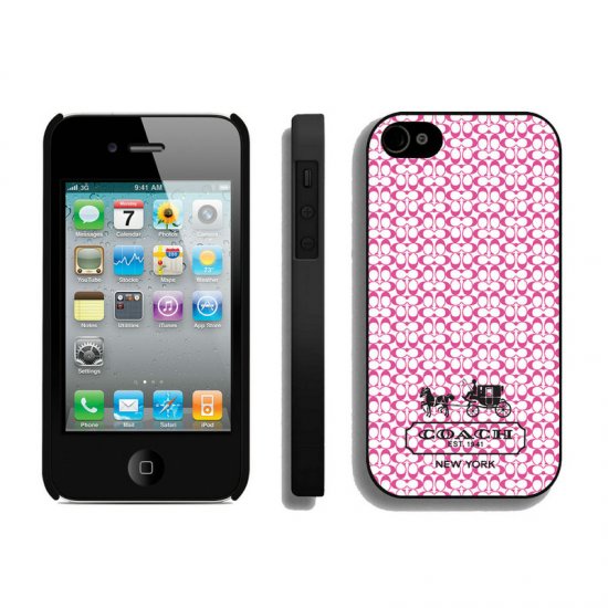 Coach In Confetti Signature Pink iPhone 4 4S Cases AIQ | Coach Outlet Canada